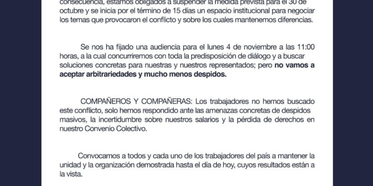LE DICTARON LA CONCILIACIÓN OBLIGATORIA A AFIP Y SE LEVANTA EL PARO