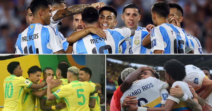 ASÍ QUEDARON LAS POSICIONES DE LAS ELIMINATORIAS SUDAMERICANAS