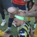 UN JUGADOR DE OLIMPO SUFRIÓ UN PIEDRAZO CUANDO FINALIZÓ EL PARTIDO