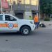UNA MOTO Y UN AUTO CHOCARON EN EL BARRIO PEDRO PICO