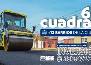 EL MUNICIPIO DE BAHIA BLANCA AVANZA CON LA SEGUNDA ETAPA DEL PLAN DE REPAVIMENTACIÓN