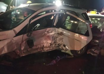 LUEGO DE UN CHOQUE EN LA RUTA 3 HAY CUATRO PERSONAS HOSPITALIZADAS