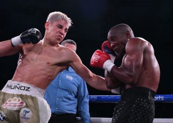 NERI MUÑOZ NOQUEÓ A JOSÉ ACEVEDO Y CONQUISTÓ EL FEDELATIN LIGERO AMB