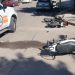 TRES PERSONAS EN MOTO SUFRIERON DIFERENTES CHOQUES Y TERMINARON HOSPITALIZADAS