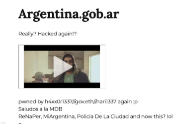 EL GOBIERNO CONFIRMÓ EL HACKEO DE SU SITIO OFICIAL Y CUESTIONARON LA FALTA DE INVERSIÓN EN CIBERSEGURIDAD