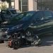UN AUTO Y UNA MOTO CHOCARON EN EL MACROCENTRO DE LA CIUDAD