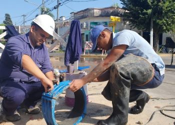 CONTINUAN LOS TRABAJOS DE ABSA, HOY HABRÁ CORTES DE AGUA EN TIRO FEDERAL Y VILLA MITRE
