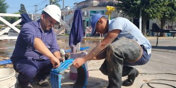 CONTINUAN LOS TRABAJOS DE ABSA, HOY HABRÁ CORTES DE AGUA EN TIRO FEDERAL Y VILLA MITRE