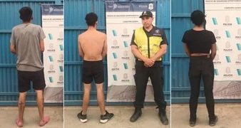 LOS ENCONTRARON ROBANDO ROPA Y FUERON DETENIDOS