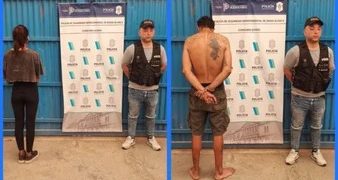 UNA PAREJA FUE DETENIDA LUEGO DE QUE INGRESO A ROBAR UNA EMPRESA EN AVENIDA COLON