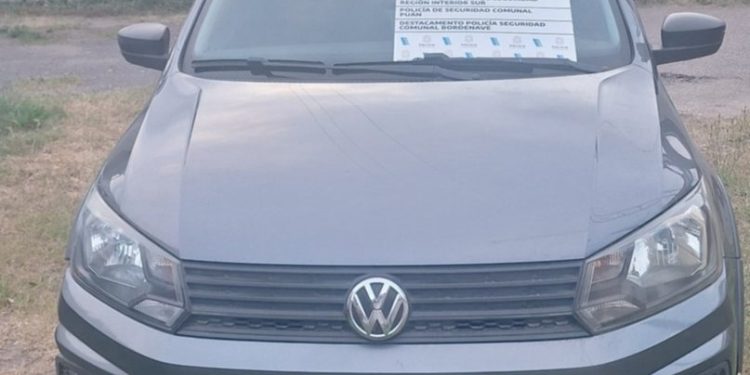 LUEGO DE UN GRAN OPERATIVO LO DETUVIERON EN PUAN, EL VEHÍCULO HABIA SIDO ROBADO EN TRES ARROYOS
