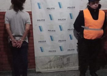ARRESTAN A UNA MUJER POR PROVOCAR DISTURBIOS EN LA PUERTA DE UN HOTEL