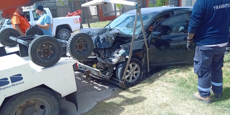 UN AUTOMOVILISTA PROVOCO UN FUERTE CHOQUE Y DIO ALCOHOLEMIA POSITIVA