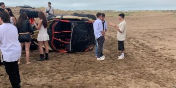 LUEGO DE UNA DISCUSIÓN POR LA MÚSICA, UN CONDUCTOR ATROPELLO A TRES PERSONAS Y SE DIO A LA FUGA EN MONTE HERMOSO