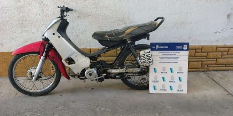 MANEJABA UNA MOTO SIN DOCUMENTACIÓN Y LE ENCONTRARON COCAÍNA