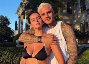 MAURO ICARDI SE MOSTRÓ CON NUEVO LOOK Y ABRAZADO A LA CHINA SUÁREZ: «ATARDECER DE ENSUEÑO»