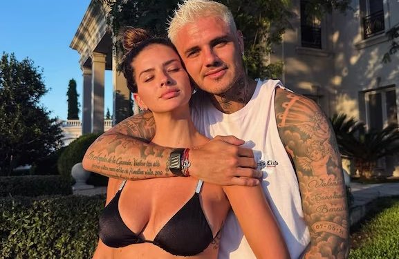 MAURO ICARDI SE MOSTRÓ CON NUEVO LOOK Y ABRAZADO A LA CHINA SUÁREZ: «ATARDECER DE ENSUEÑO»