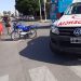 UN MOTOCICLISTA FUE HOSPITALIZADO POR UNA FRACTURA EXPUESTA