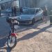 UNA MOTOCICLISTA FUE HOSPITALIZADA LUEGO DE UN CHOQUE