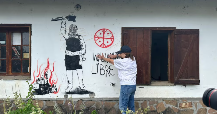 PATRICIA BULLRICH MOSTRÓ CÓMO FUE EL DESALOJO DE LOS MAPUCHES DEL PARQUE NACIONAL LOS ALERCES