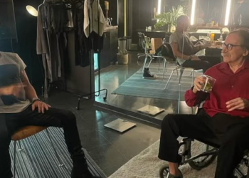 EL ENCUENTRO DE CHARLY GARCÍA Y STING QUE EXPLOTÓ LAS REDES SOCIALES