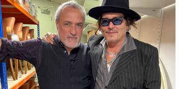 JOHNNY DEPP LLEGÓ A LA ARGENTINA