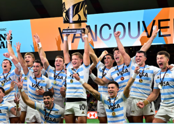 LOS PUMAS LE GANARON A SUDÁFRICA Y SE CONSAGRARON CAMPEONES DEL SEVEN DE VANCOUVER POR CUARTA VEZ AL HILO