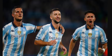 RACING LE GANÓ 2-0 A BOTAFOGO EN AVELLANEDA Y SACÓ VENTAJA EN LA FINAL DE LA RECOPA SUDAMERICANA