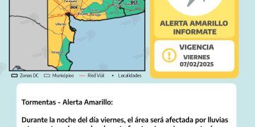 ALERTA AMARILLO POR TORMENTAS