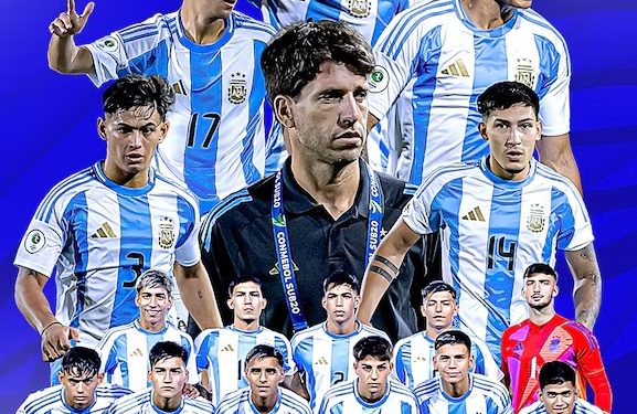 ARGENTINA LE GANÓ A COLOMBIA Y SE CLASIFICÓ AL MUNDIAL SUB 20 DE CHILE