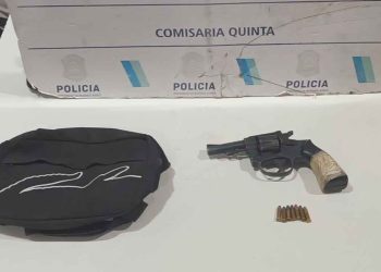 UN HOMBRE QUE ANDABA A LOS TIROS POR VISTA ALEGRE FUE DETENIDO