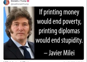 DONALD TRUMP REALIZO UNA PUBLICACIÓN EN MEDIO DE LA POLÉMICA CON LA CRIPTO $LIBRA