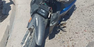 UN MOTOCICLISTA HERIDO POR UN CHOQUE EN EL BARRIO PEDRO PICO