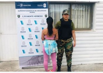 UNA MUJER FUE DETENIDA POR MANEJAR CON EL CAPOT ABIERTO EN LA RUTA DE ACCESO A MONTE HERMOSO