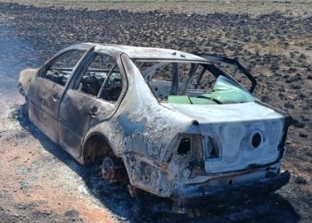 UN AUTO SE INCENDIÓ MIENTRAS CIRCULABA POR LA RUTA 35