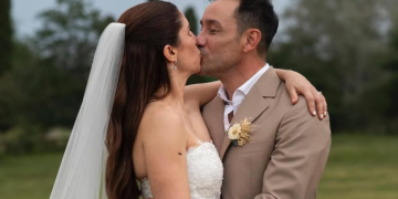 LUCIANO PEREYRA Y JULIA REZZUTO SE CASARON DESPUÉS DE SEIS AÑOS JUNTOS