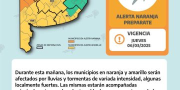 ALERTA POR TORMENTAS Y LLUVIAS PARA BAHÍA