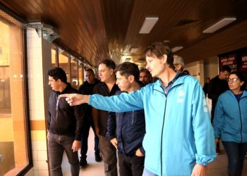 KICILLOF RECORRIÓ LAS ZONAS AFECTADAS TRAS EL TEMPORAL