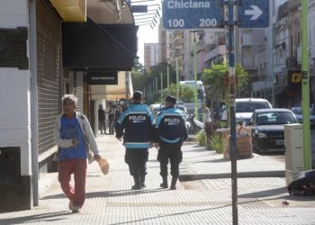 ARRIBARON POLICÍAS PARA REFORZAR LA SEGURIDAD EN EL MICRO Y MACROCENTRO