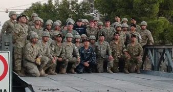 EL EJÉRCITO ANUNCIÓ QUE ESTE JUEVES QUEDARÁ INAUGURADO EL PUENTE MODULAR SOBRE EL CANAL MALDONADO