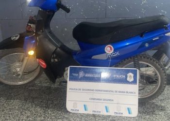 UN HOMBRE FUE DETENIDO LUEGO DE UNA PERSECUCIÓN POR ROBAR UNA MOTO