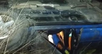 DOS MUJERES SUFRIERON LESIONES EN UN VUELCO