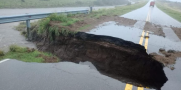 DECLARARON LA EMERGENCIA VIAL EN LAS RUTAS DE BAHÍA BLANCA A CAUSA DE LOS DAÑOS PROVOCADOS POR LA TORMENTA