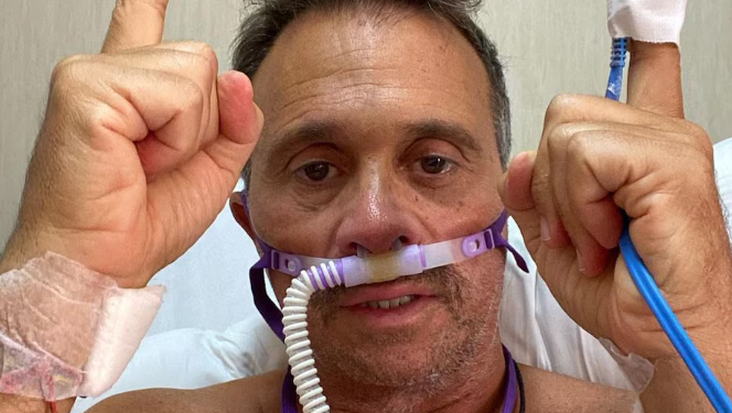 SERGIO LAPEGÜE FUE HOSPITALIZADO POR UNA NEUMONÍA BILATERAL Y LLEVÓ TRANQUILIDAD CON UN VIDEO EN LAS REDES