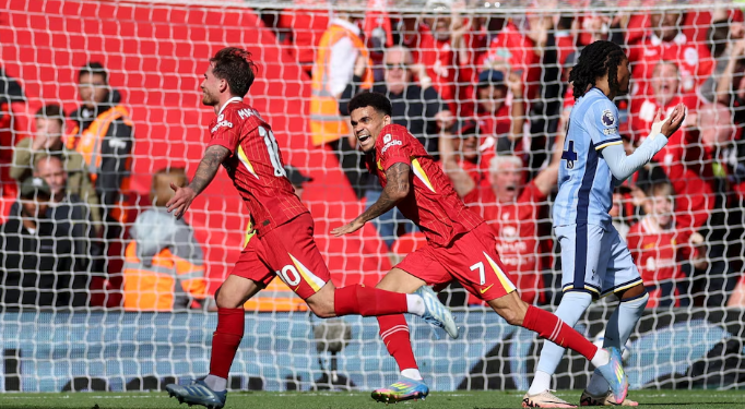 CON UN GOLAZO DE MAC ALLISTER, LIVERPOOL SE CONSAGRÓ CAMPEÓN DE LA PREMIER LEAGUE