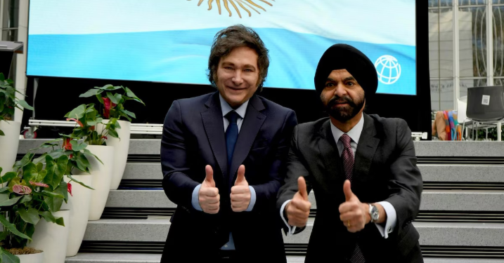 MILEI Y CAPUTO RECIBIRÁN AL PRESIDENTE DEL BANCO MUNDIAL Y BUSCARÁN FONDOS ADICIONALES DEL ACUERDO CON EL FMI