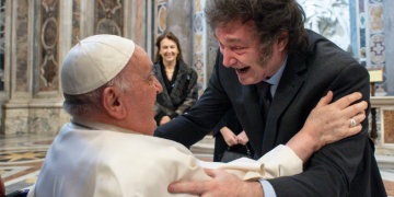 JAVIER MILEI DESPIDIÓ AL PAPA FRANCISCO