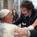 JAVIER MILEI DESPIDIÓ AL PAPA FRANCISCO