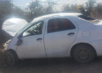 VOLCO EN UN CAMINO VECINAL CERCA DE CARMEN DE PATAGONES