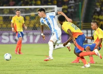 ARGENTINA PERDIÓ CON COLOMBIA 2-1 Y BUSCARÁ LA CLASIFICACIÓN AL MUNDIAL SUB 17 EN EL FINAL FOUR